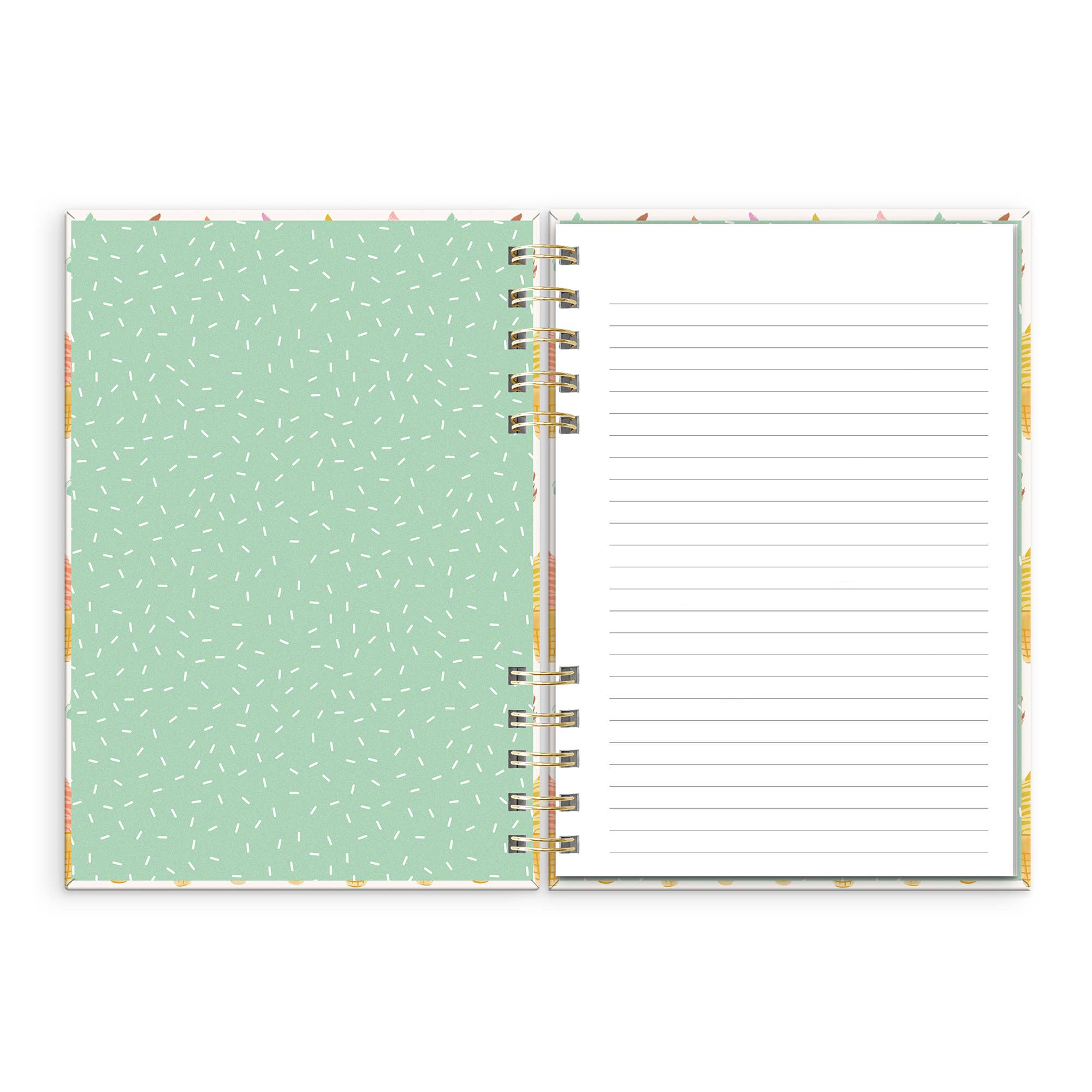 Studio Oh! - Cool & Creamy Harper Split-Spiral Notebook & Pen Set
