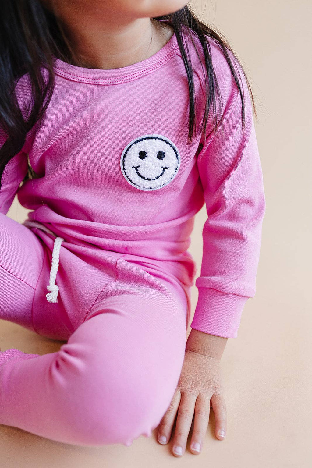 Lucky Panda Kids Lounge Set - Smiley Bubble Gum