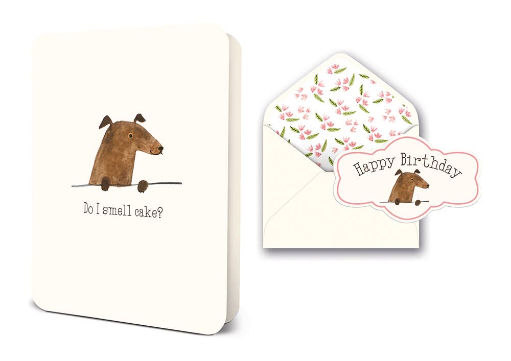 Studio Oh! - Do I Smell Cake? Deluxe Greeting Card