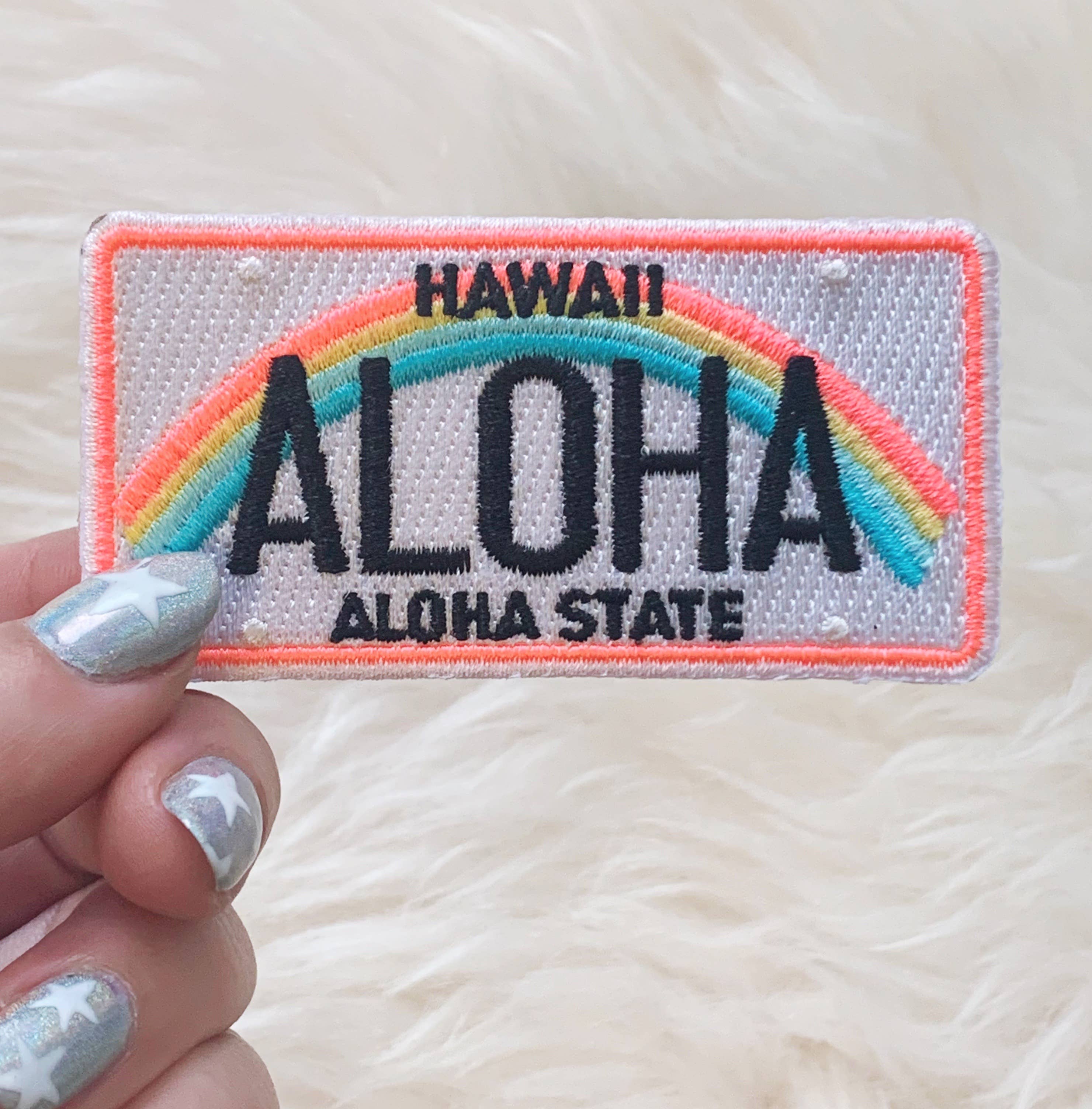 Wildflower + Co. Patch - Hawaii Aloha License Plate