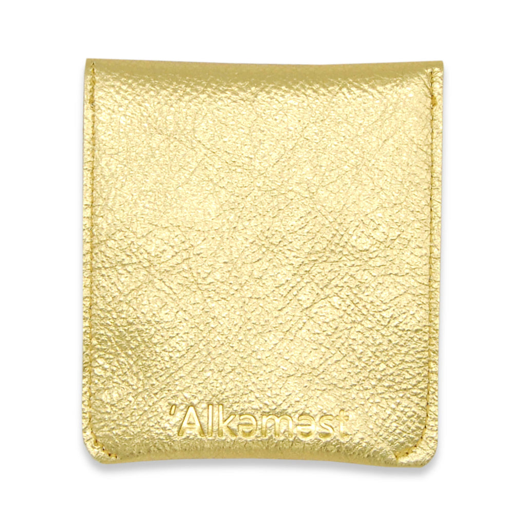 Itty Bitty Leather Coin Pouch - Gold