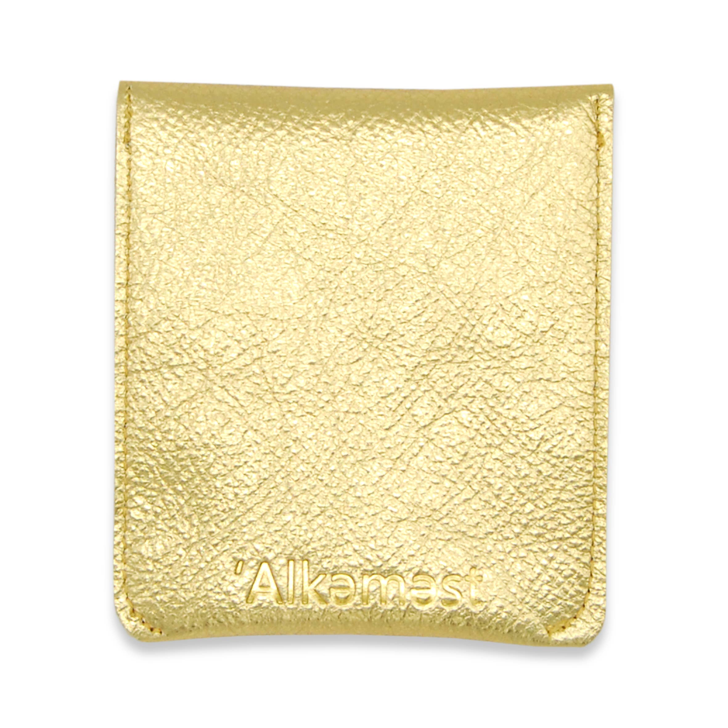 Itty Bitty Leather Coin Pouch - Gold