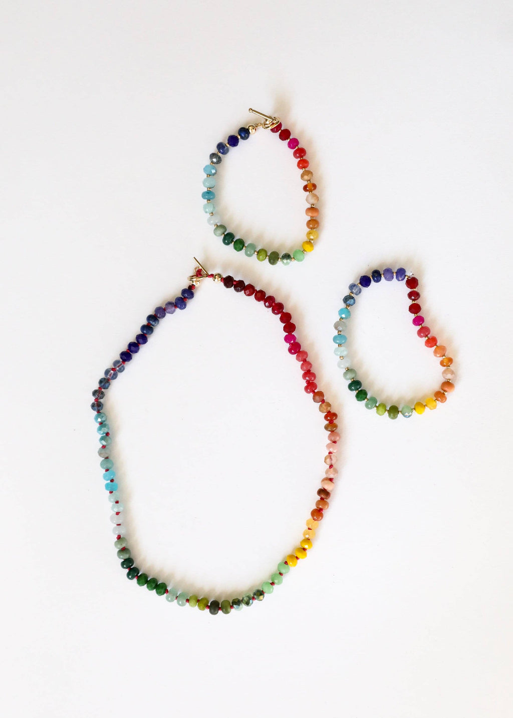 CanyonLeaf - Natural Gemstone Necklace + 14k Gold Filled Toggle - Key West