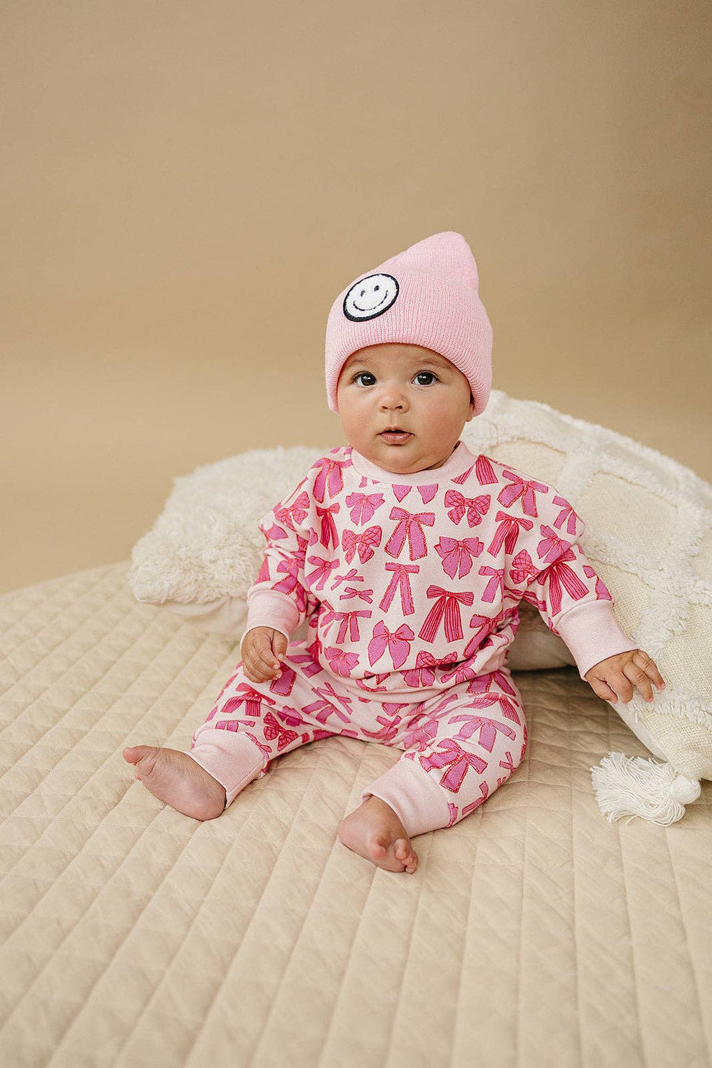 Lucky Panda Kids Jogger Set - Whimsy Bows (Final Sale)