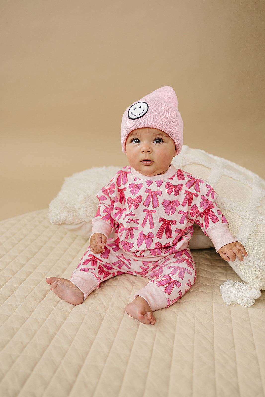 Lucky Panda Kids Jogger Set - Whimsy Bows (Final Sale)