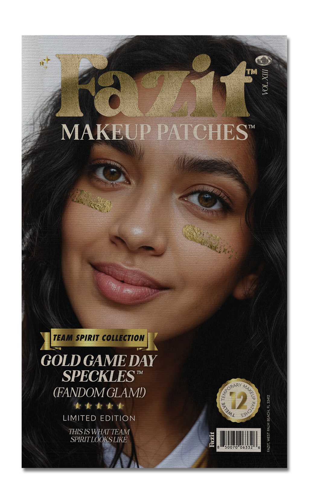 Fazit - Gold Game Day Speckles Makeup Patches