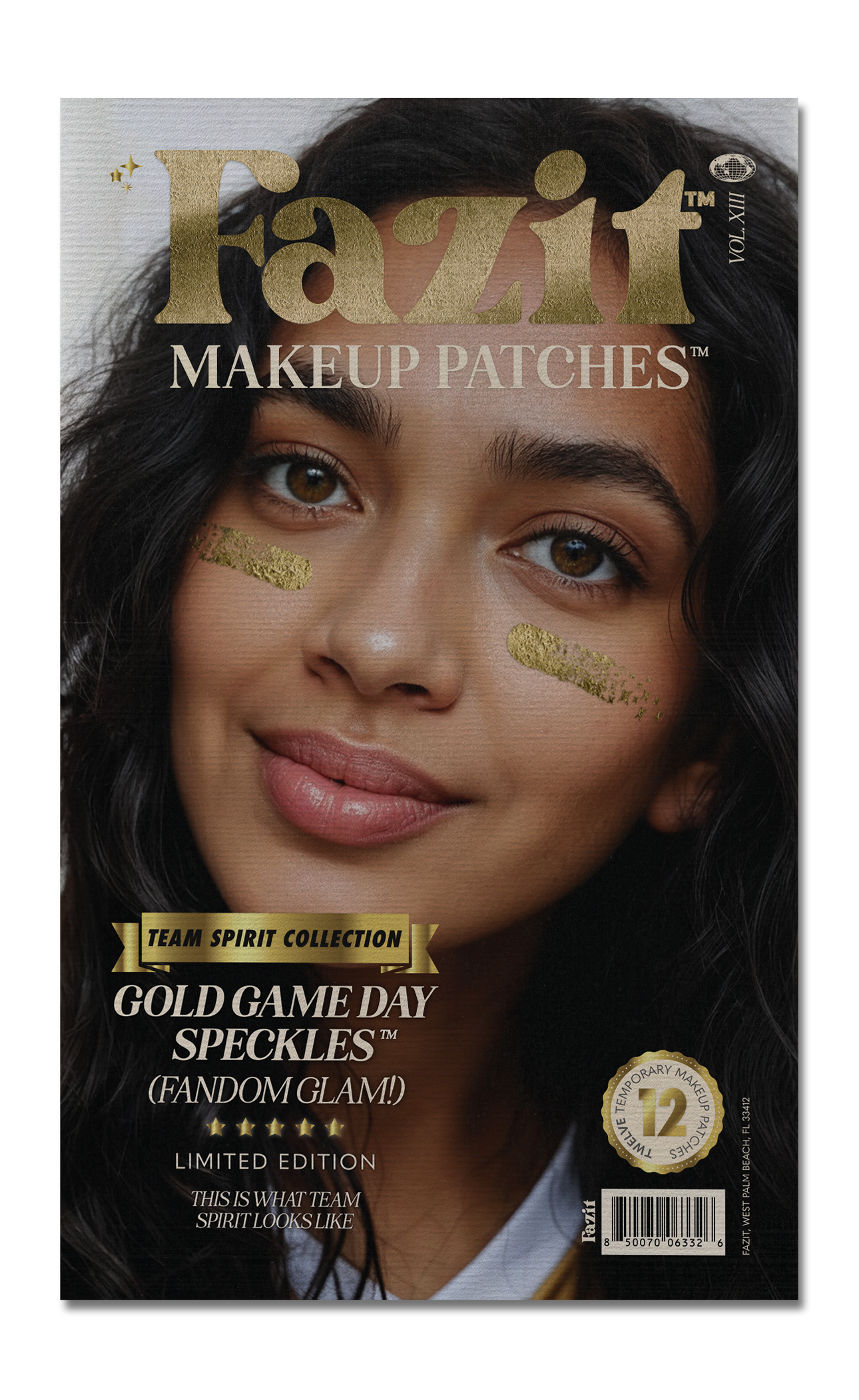 Fazit - Gold Game Day Speckles Makeup Patches