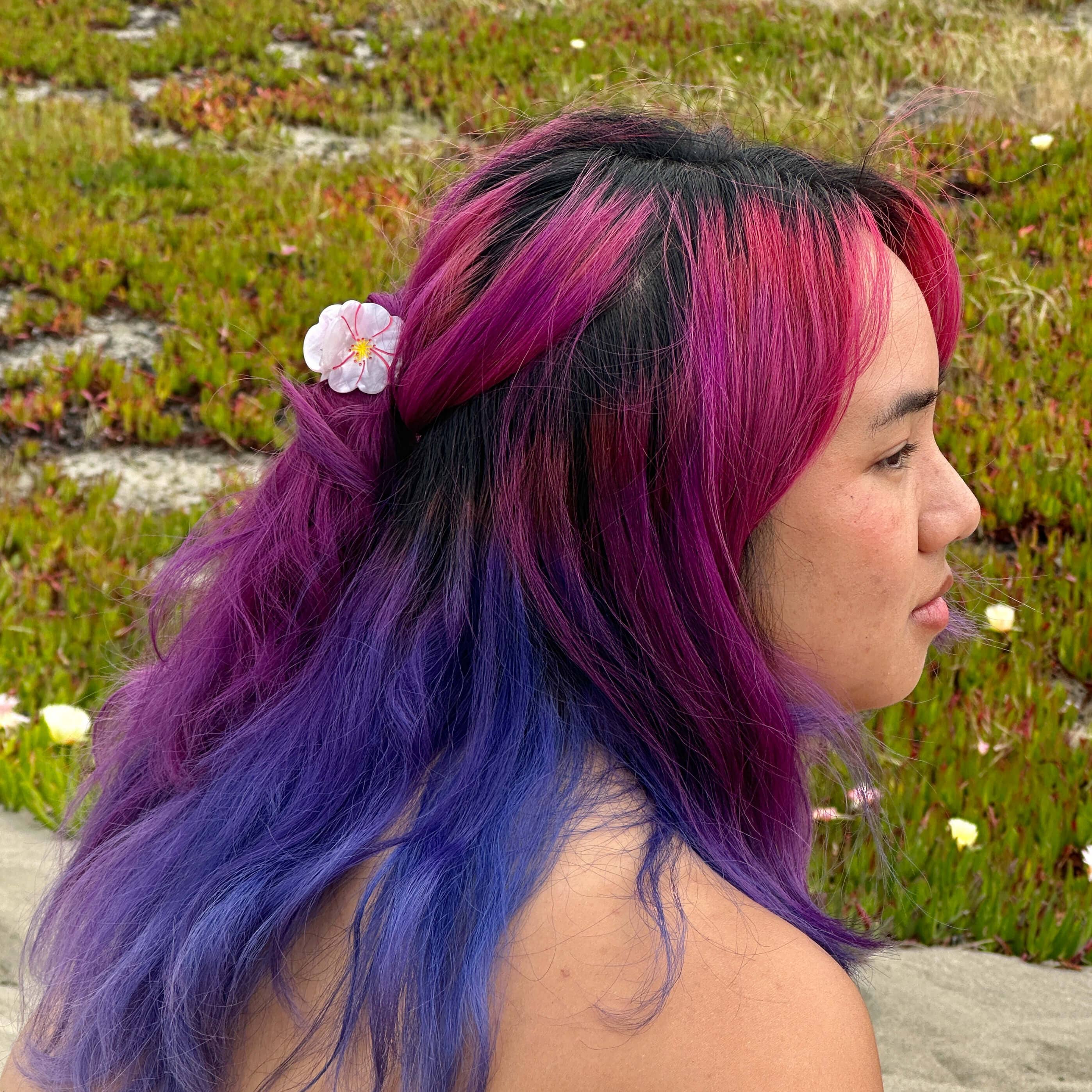 Jenny Lemons Hair Claw Clip - Mini Cherry Blossom