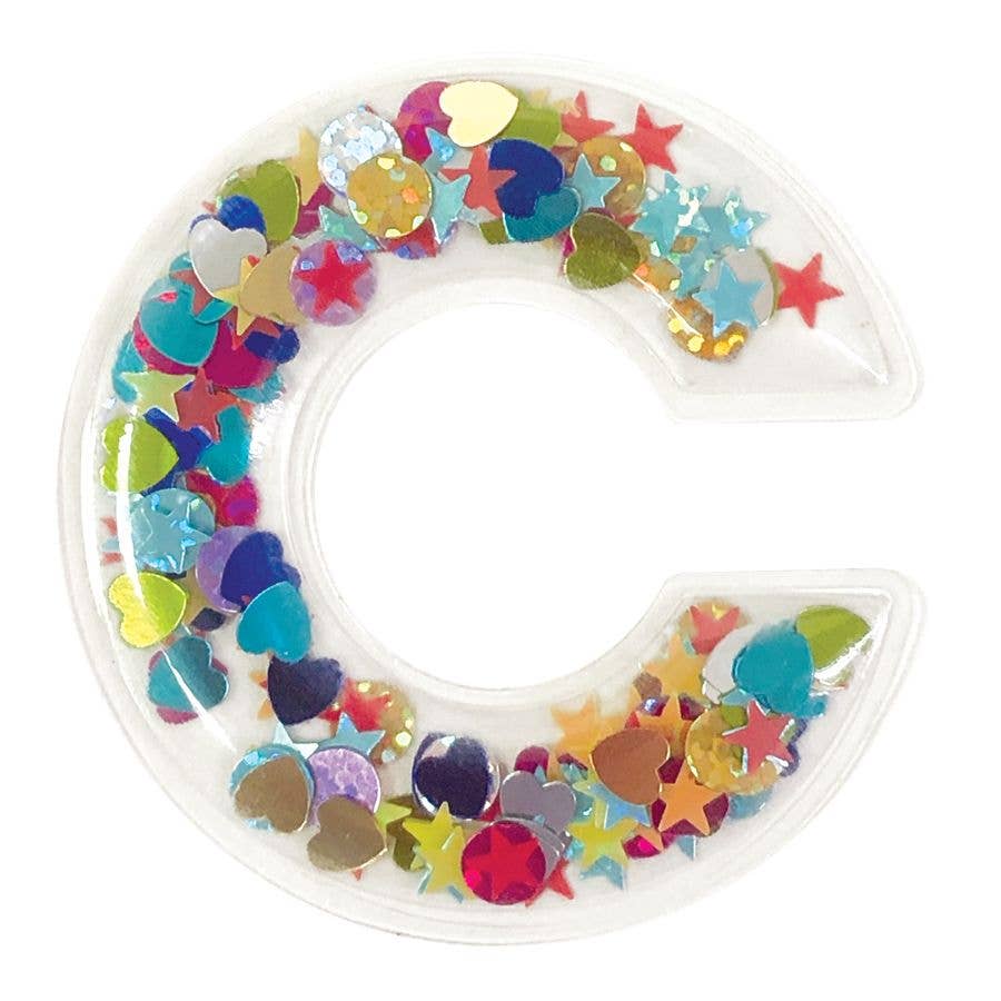 Iscream Patch - C Confetti Initial