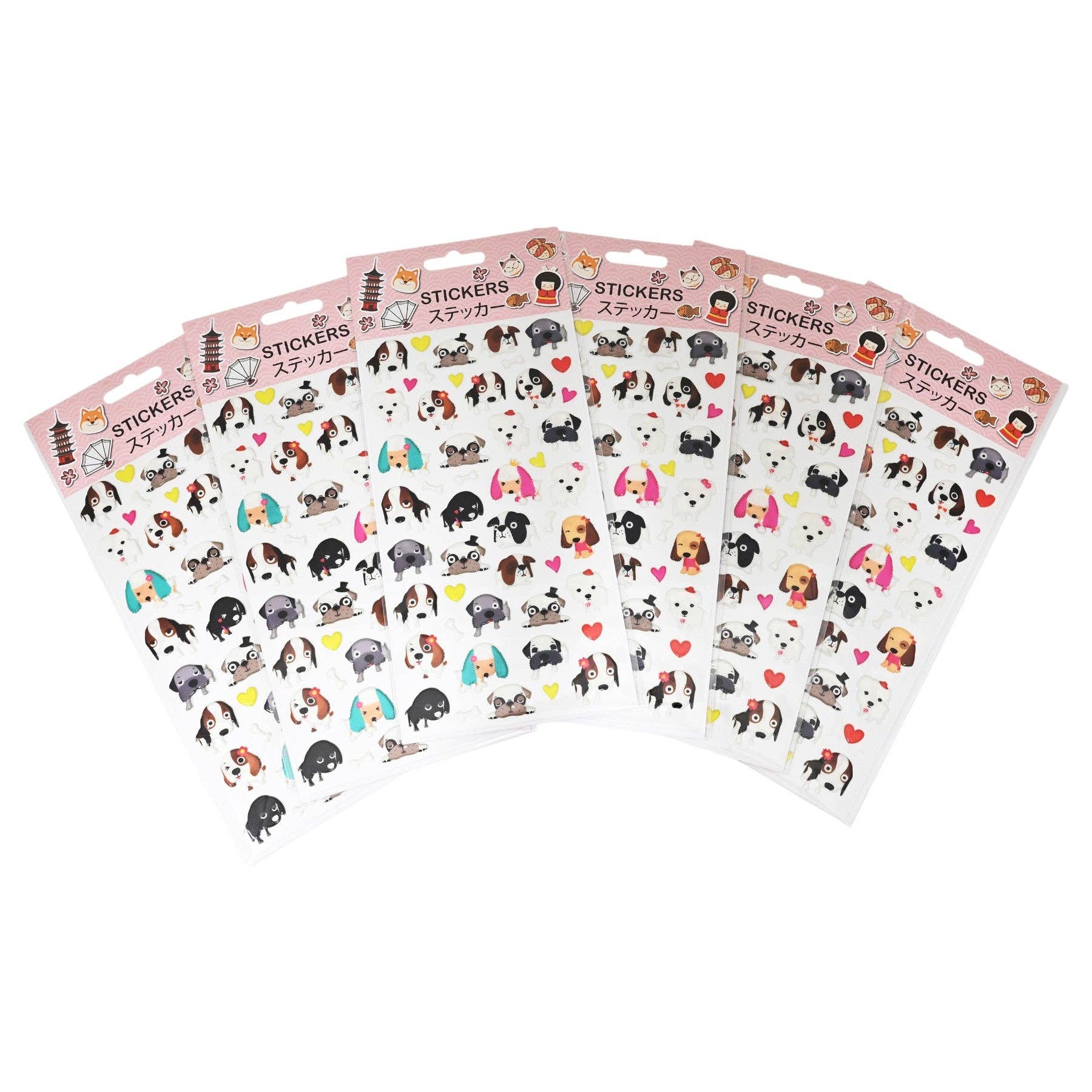 Urban Tokyo Puffy Stickers - Puppies
