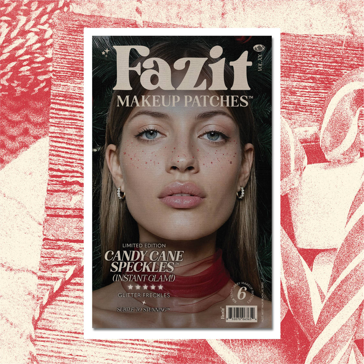Fazit - Candy Cane Glitter Makeup Patches