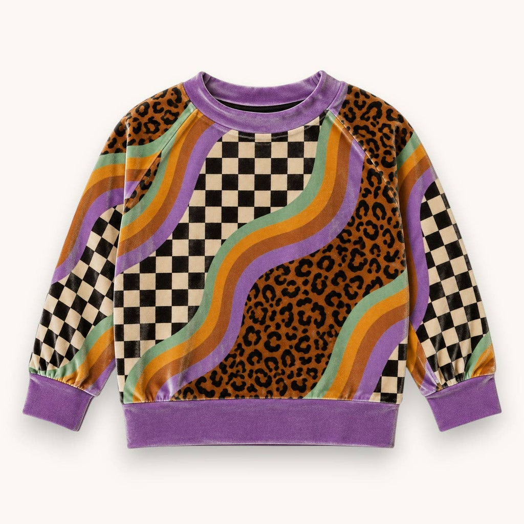 Best Day Ever Kids - Mixed Signals Velvet Pullover