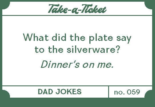 Chronicle Books - Take-a-Ticket: Dad Jokes