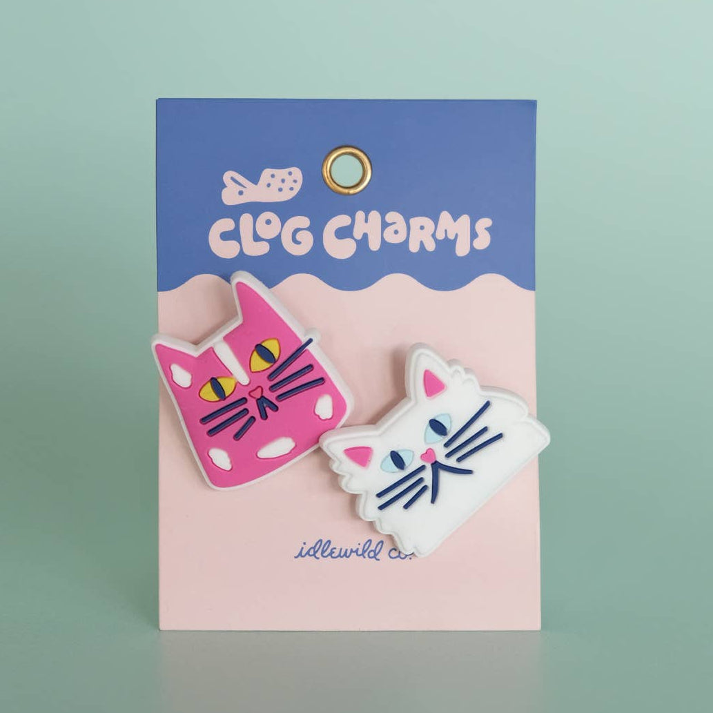 Idlewild Co. Croc Clog Charms - Cats