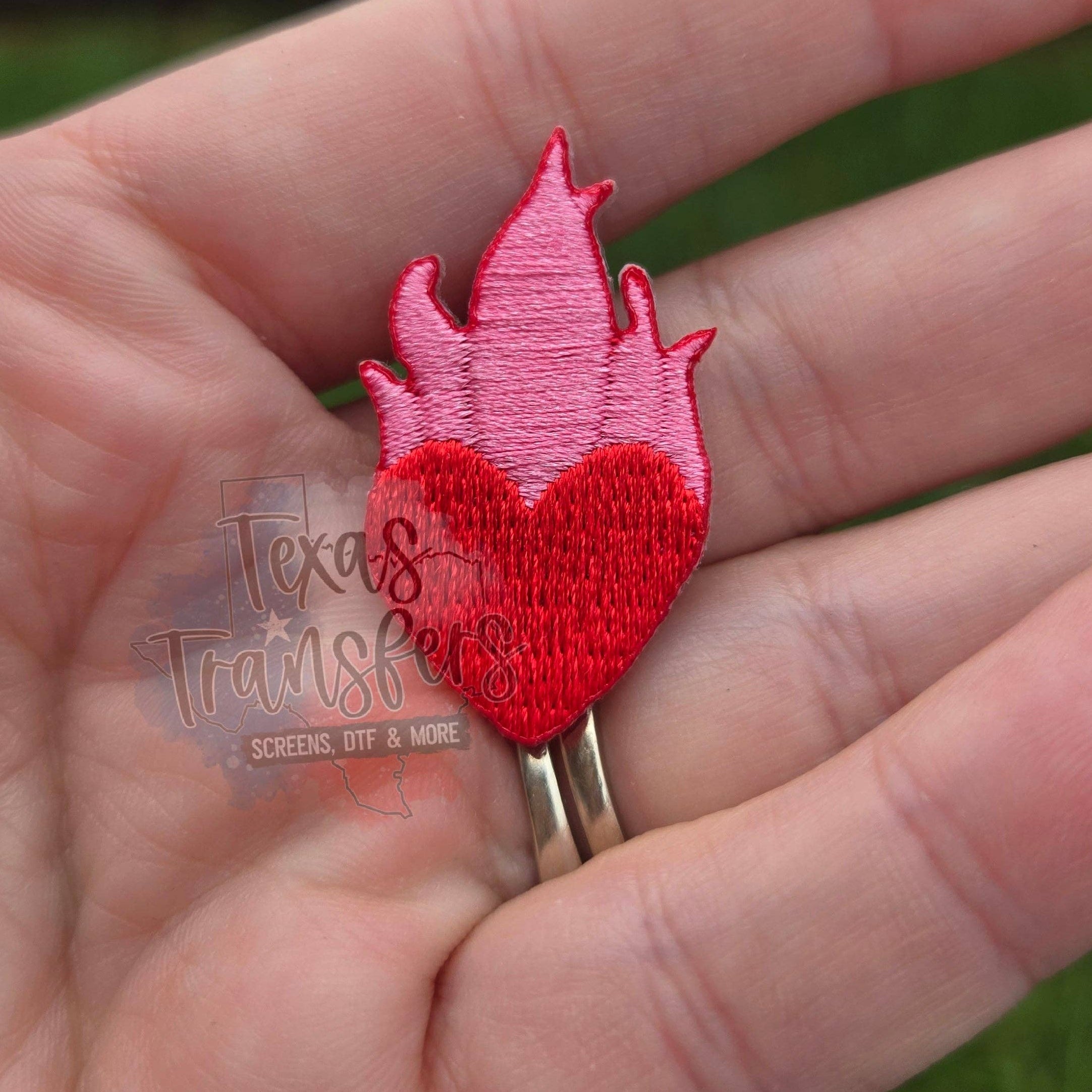 Texas Transfers Patch - Small Hearts
