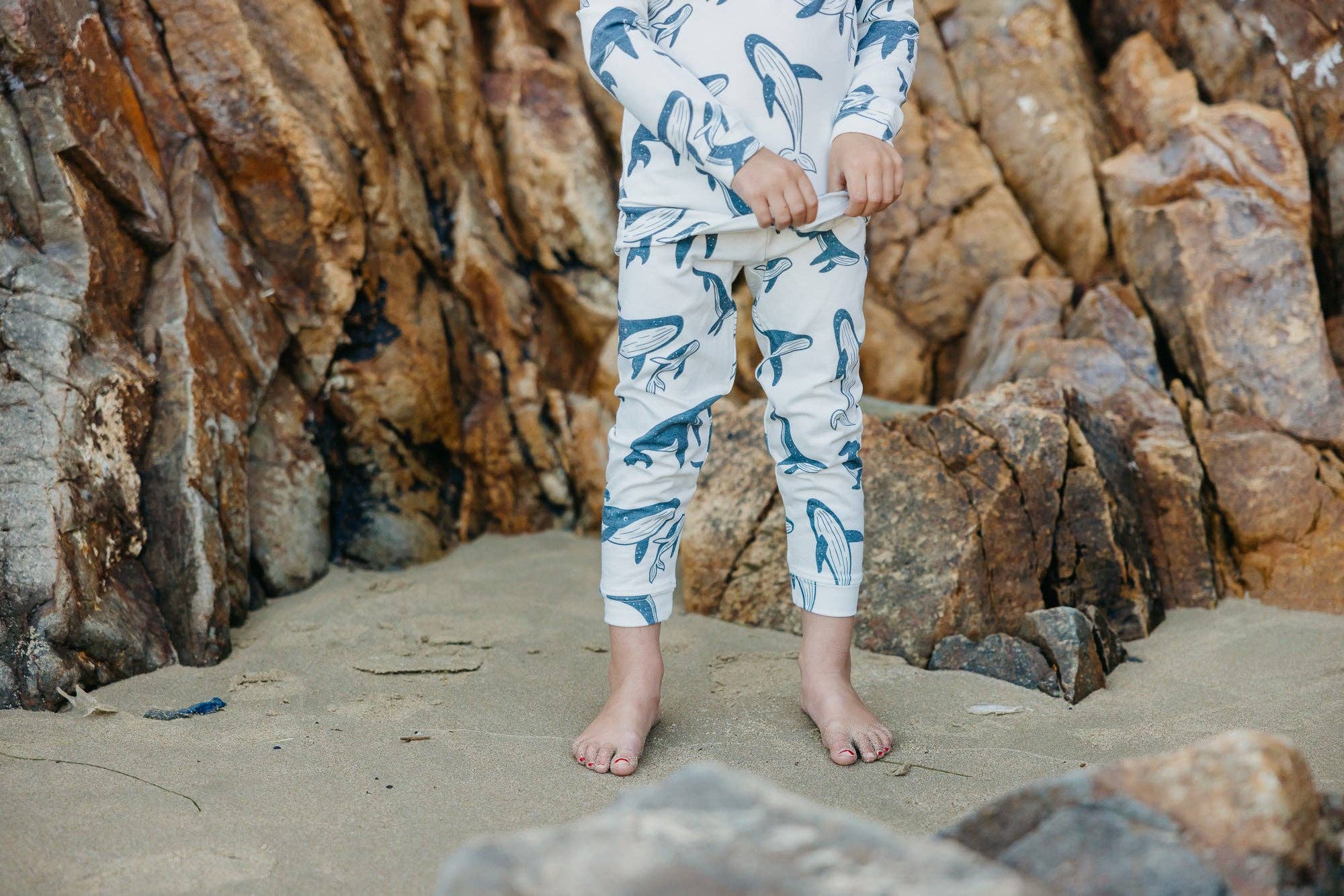 Copper Pearl Long Sleeve Pajama Set - Cove