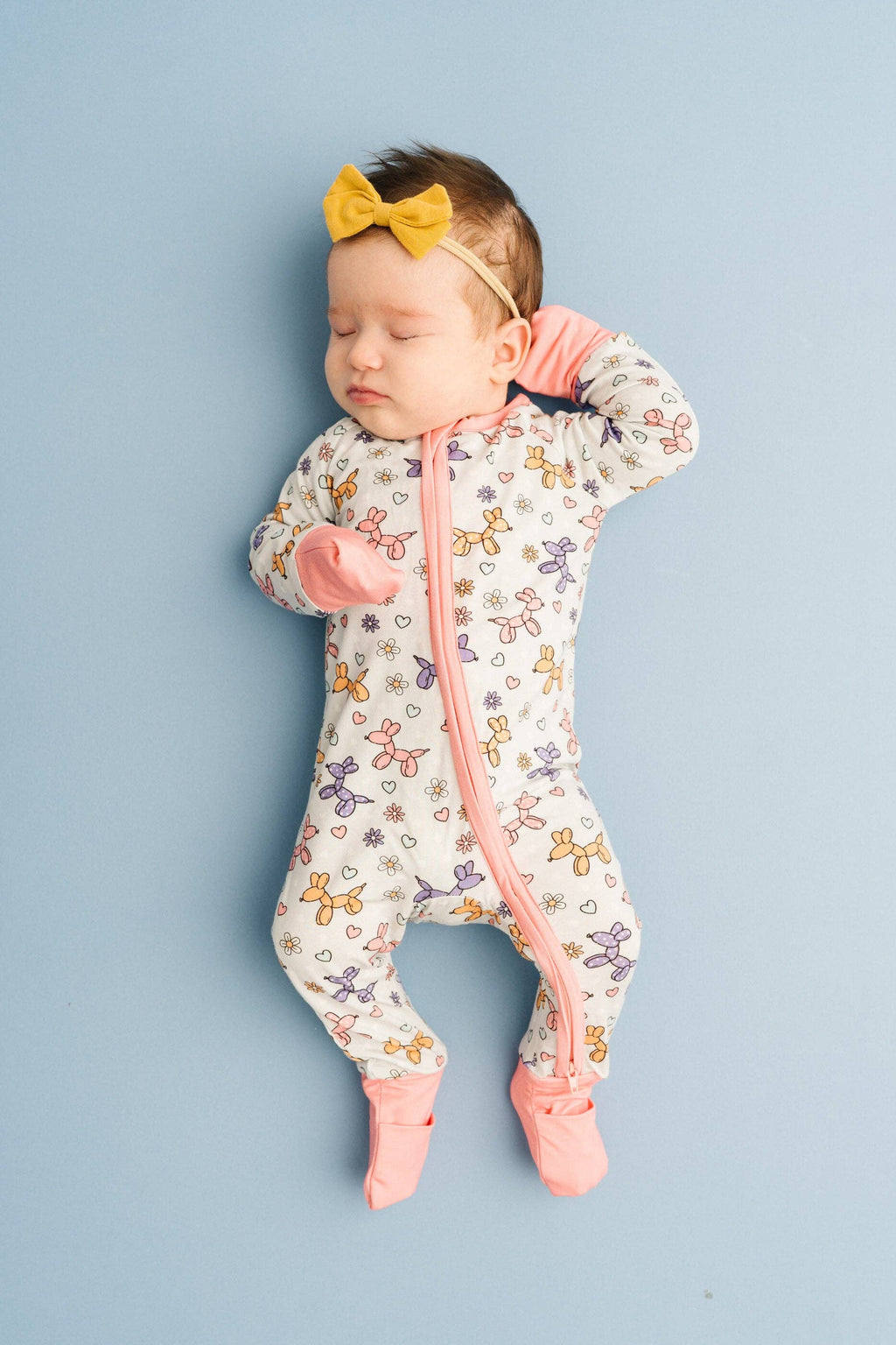 Little One Shop Bamboo Convertible Romper - Balloon Besties
