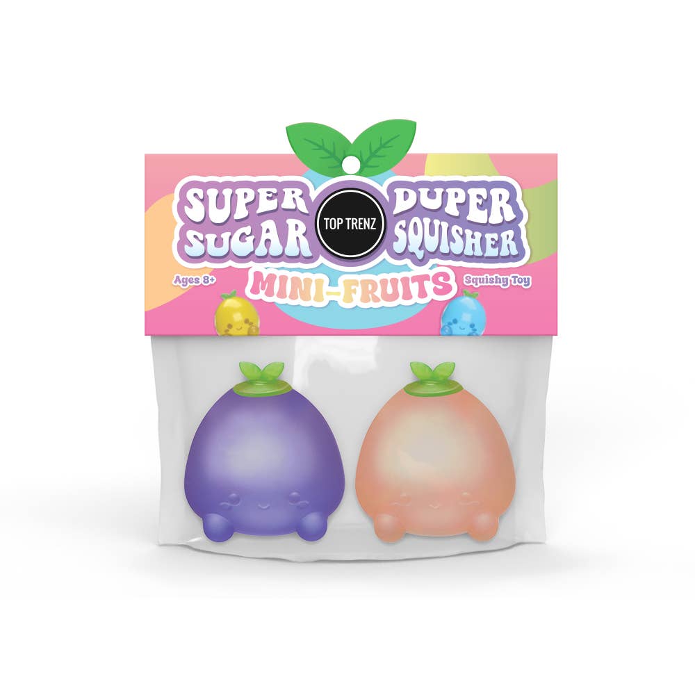 Super Duper Sugar Squishy Mini Fruits (2 Pack)