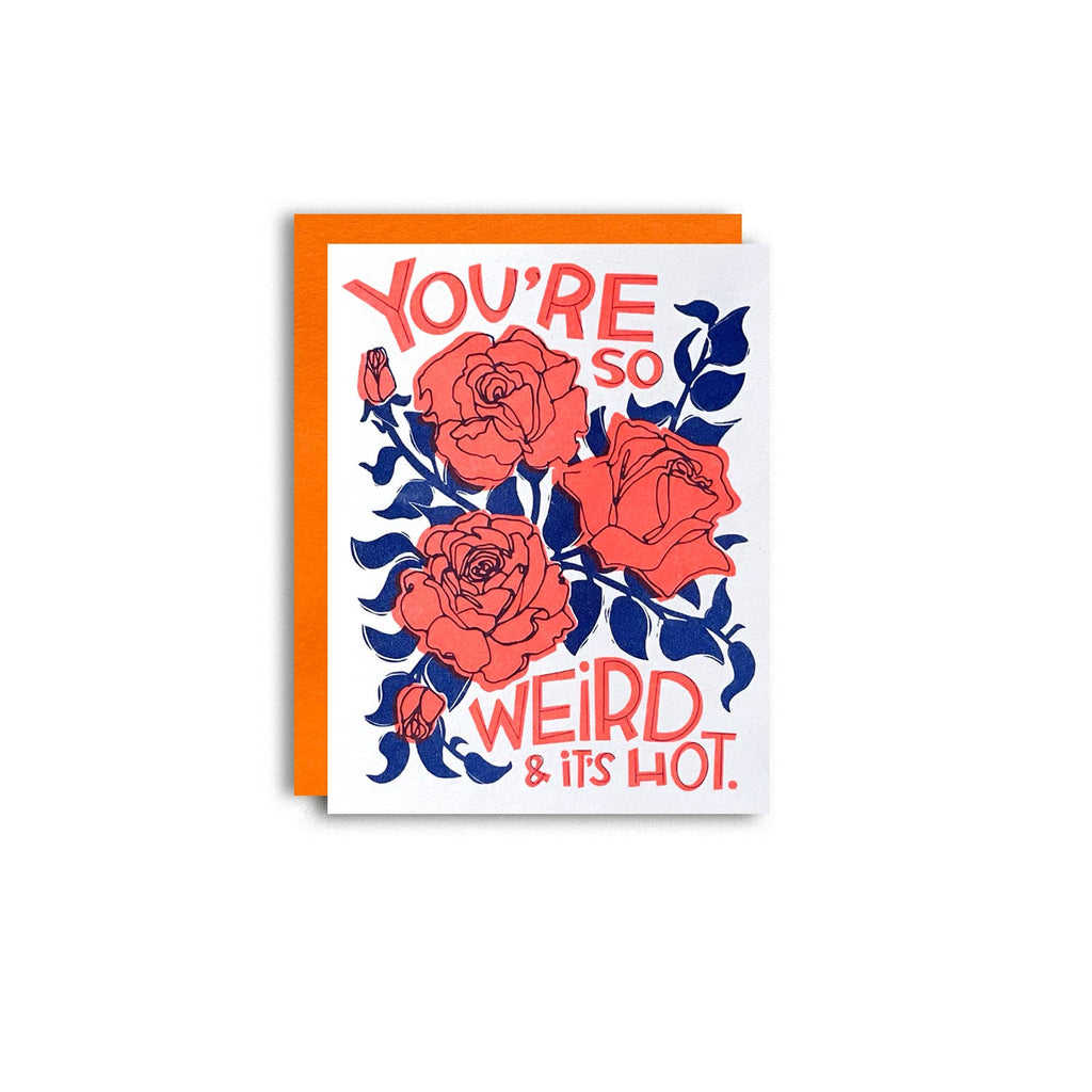 Pier Six Press Letterpress Greeting Card - Weird