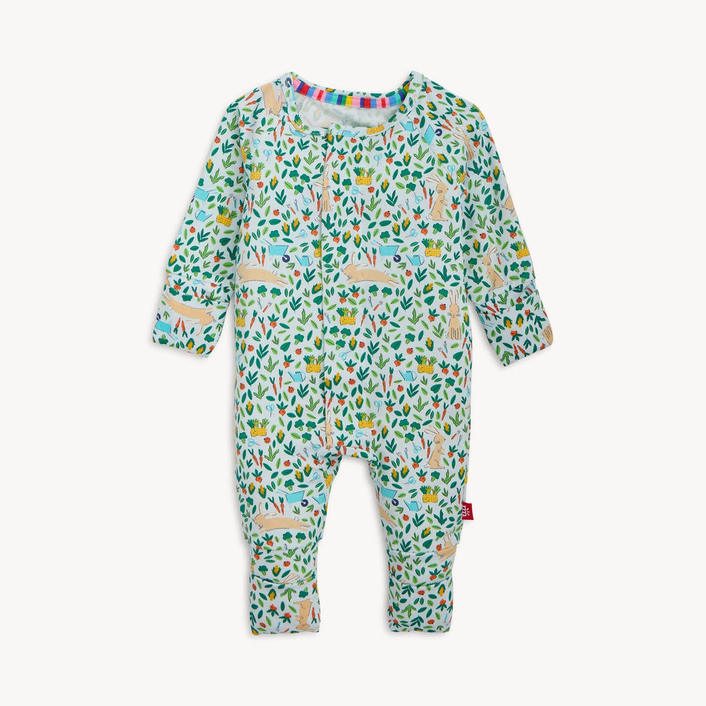 Magnetic Me Convertible Coverall - Bunny Garden