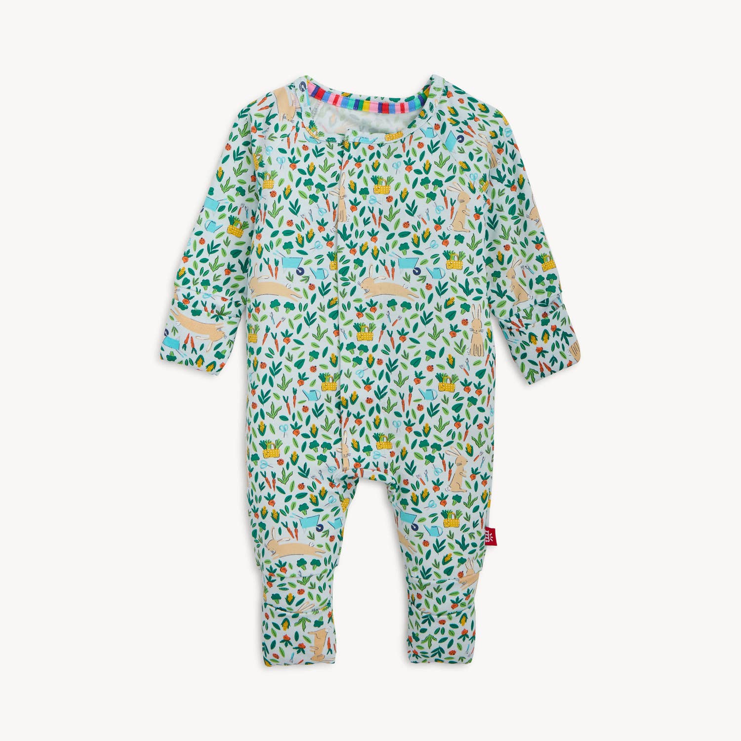 Magnetic Me Convertible Coverall - Bunny Garden