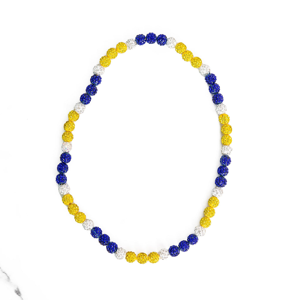 Golden Thread - Bling Baseball Necklace