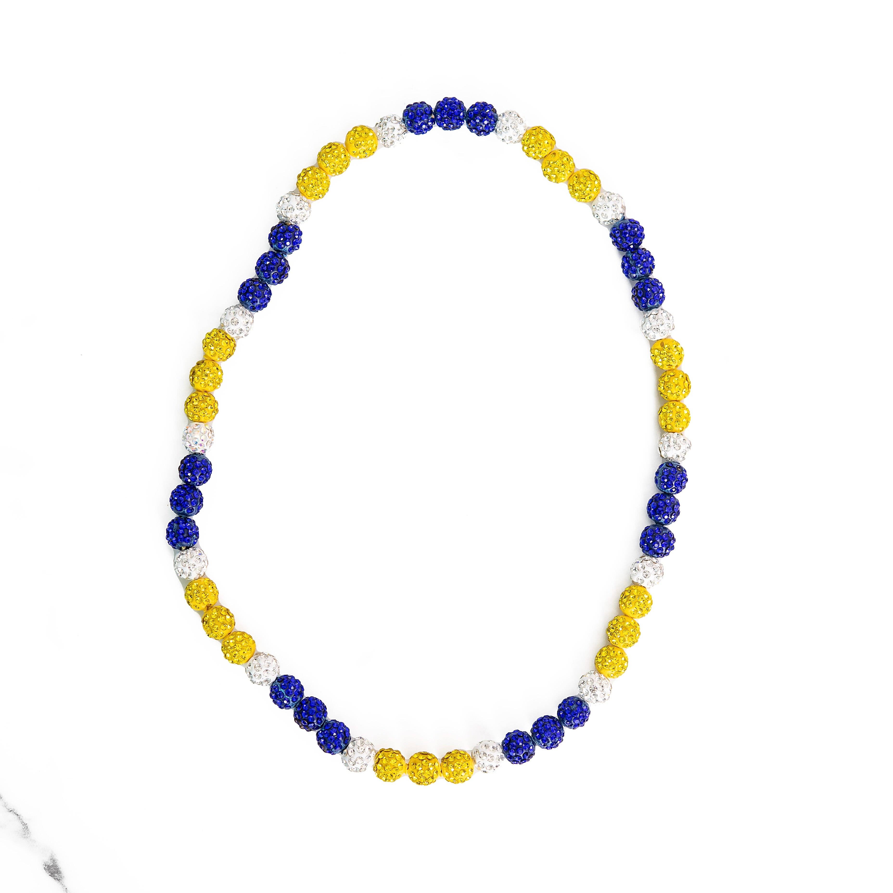 Golden Thread - Bling Baseball Necklace