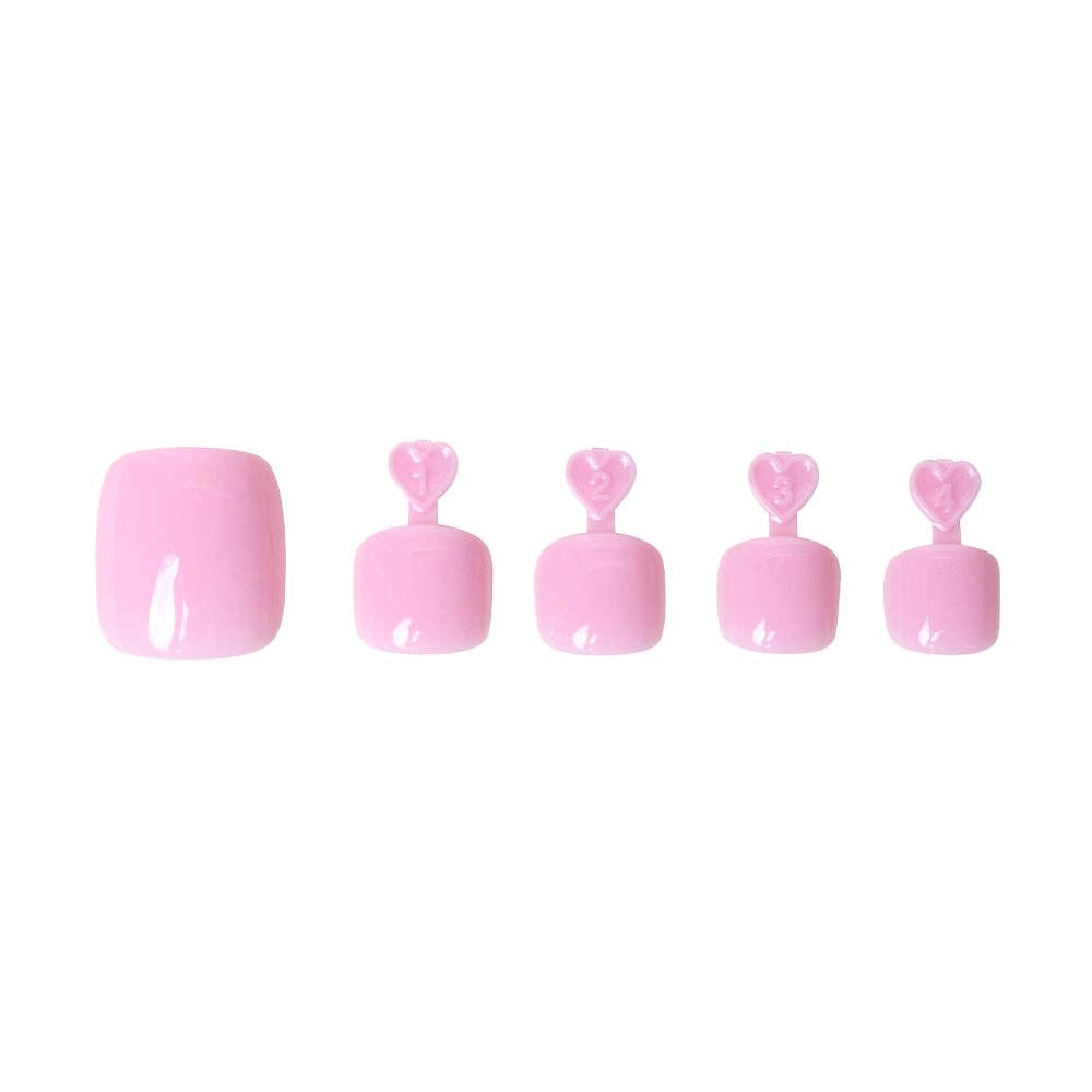 Glamnetic Press On Nails - Think Pink (Toenails)