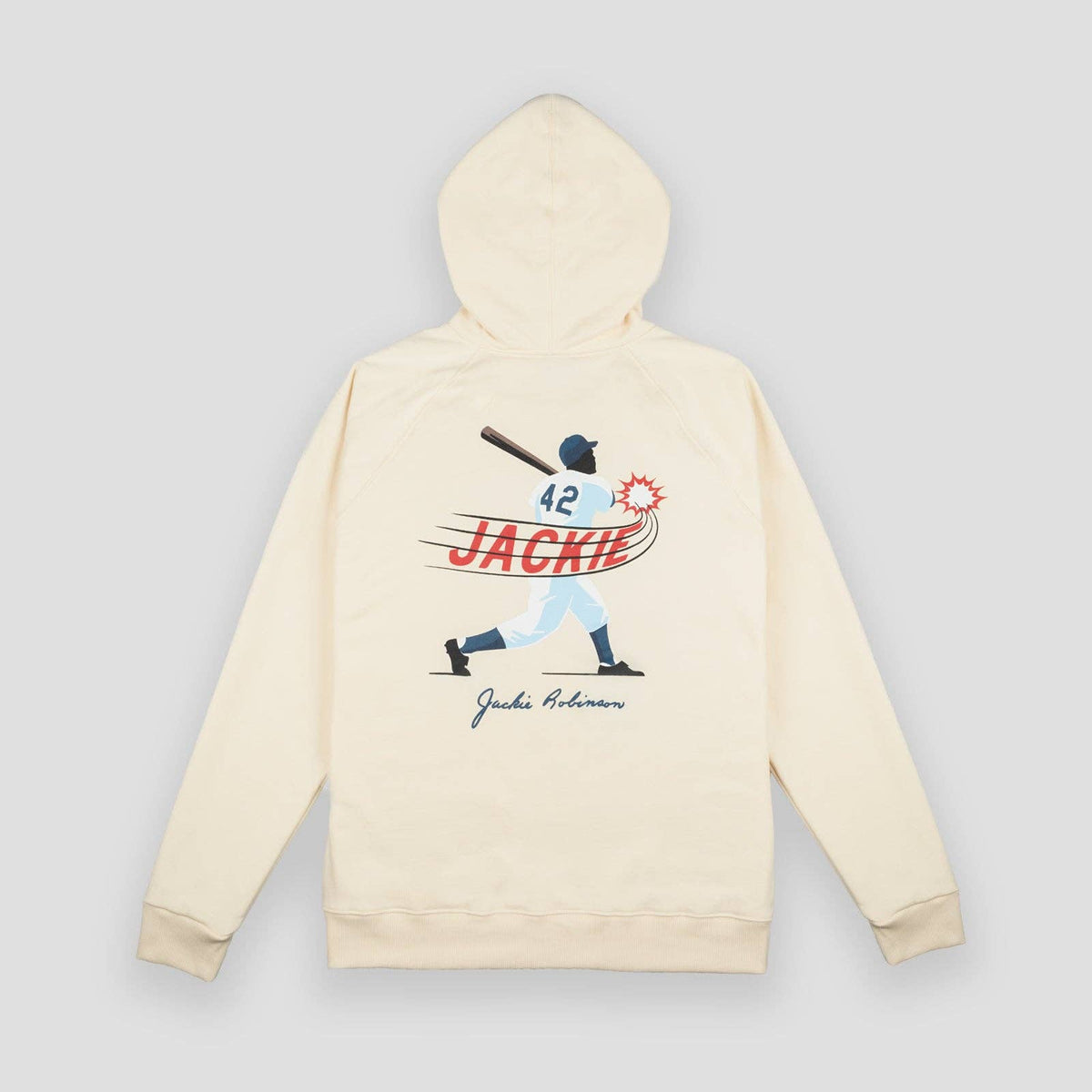 Baseballism - Youth Hoodie - Jackie Robinson Crack of the Bat