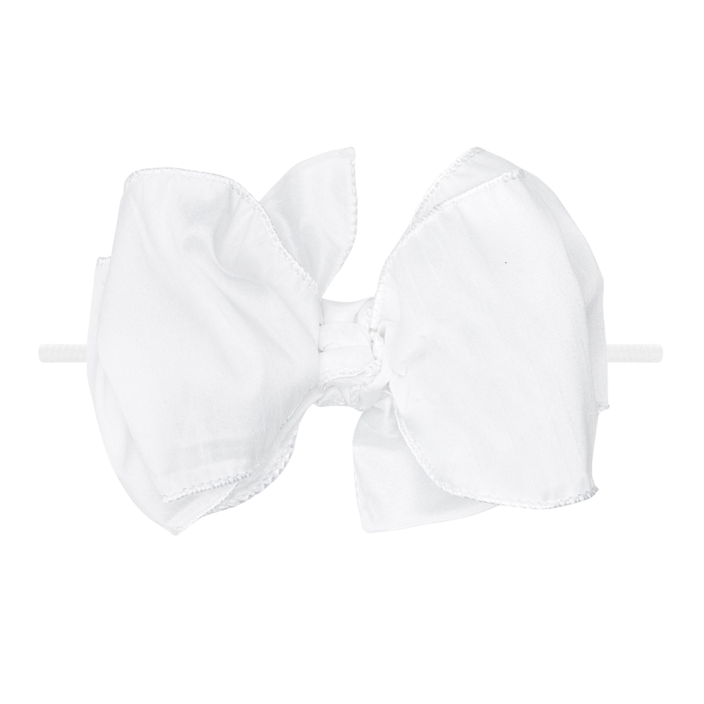 Baby Bling Bows - Faux Silk Big Classic Bow