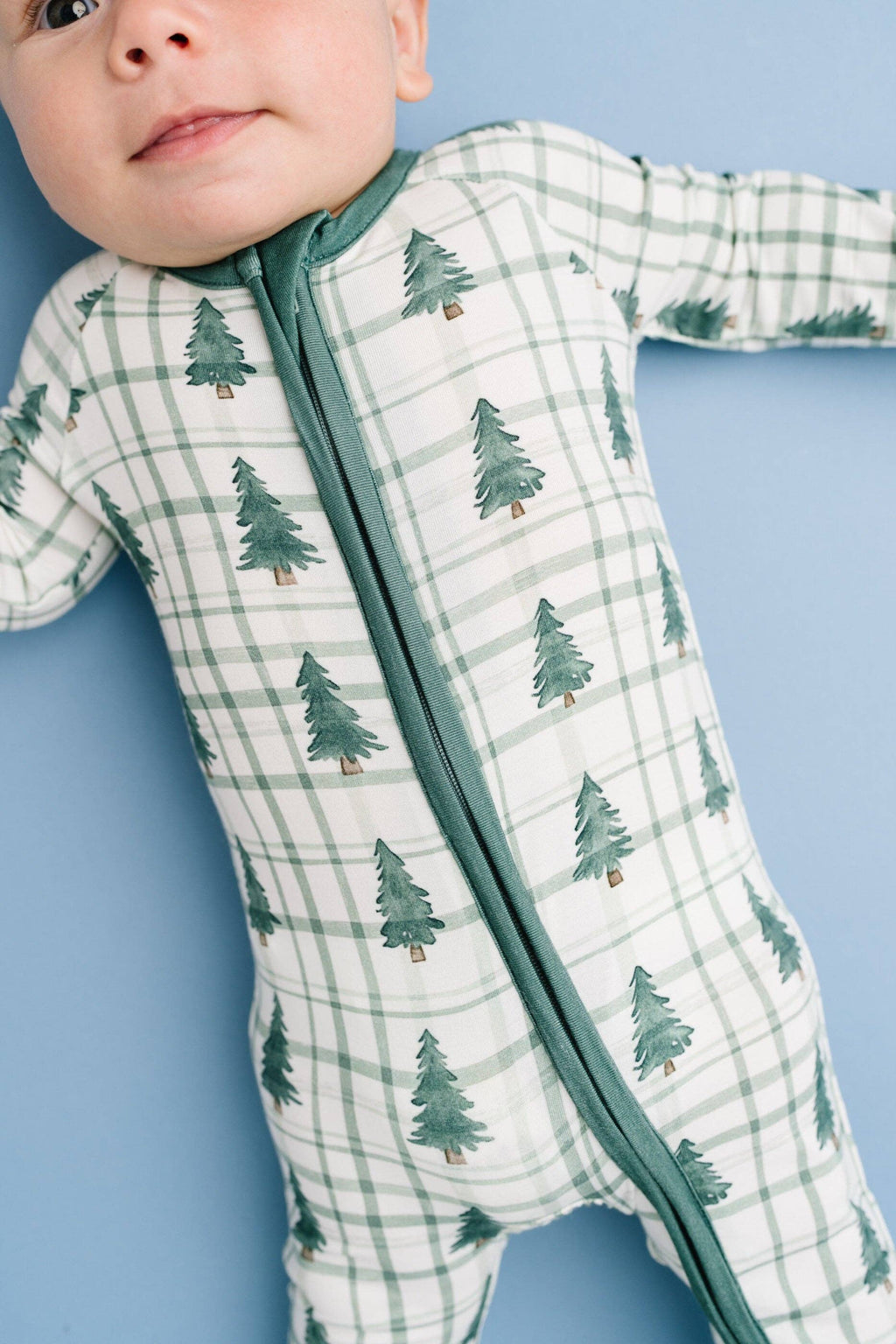 Little One Shop Bamboo Convertible Romper - Tree Farm (Final Sale)