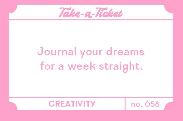Chronicle Books - Take-a-Ticket: Creativity
