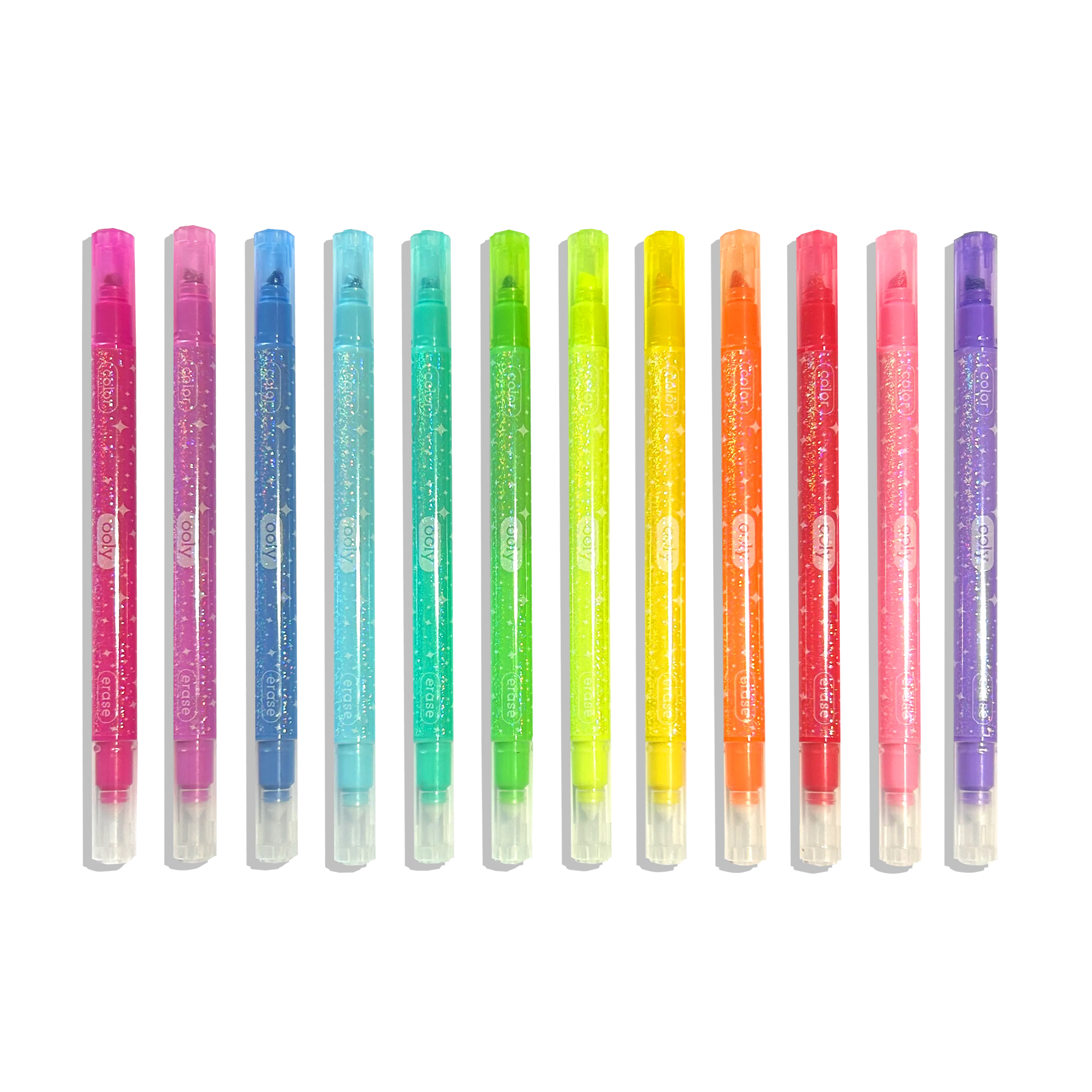 OOLY - Make no Mistake!: Glittery Erasable Markers