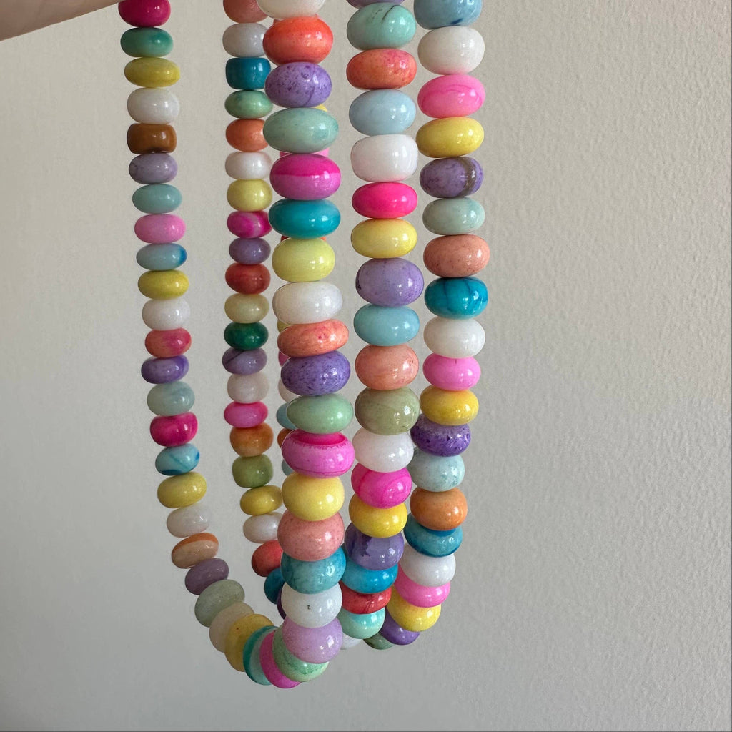 Anokhi Green Handmade Gemstone Necklace - Candy Opal