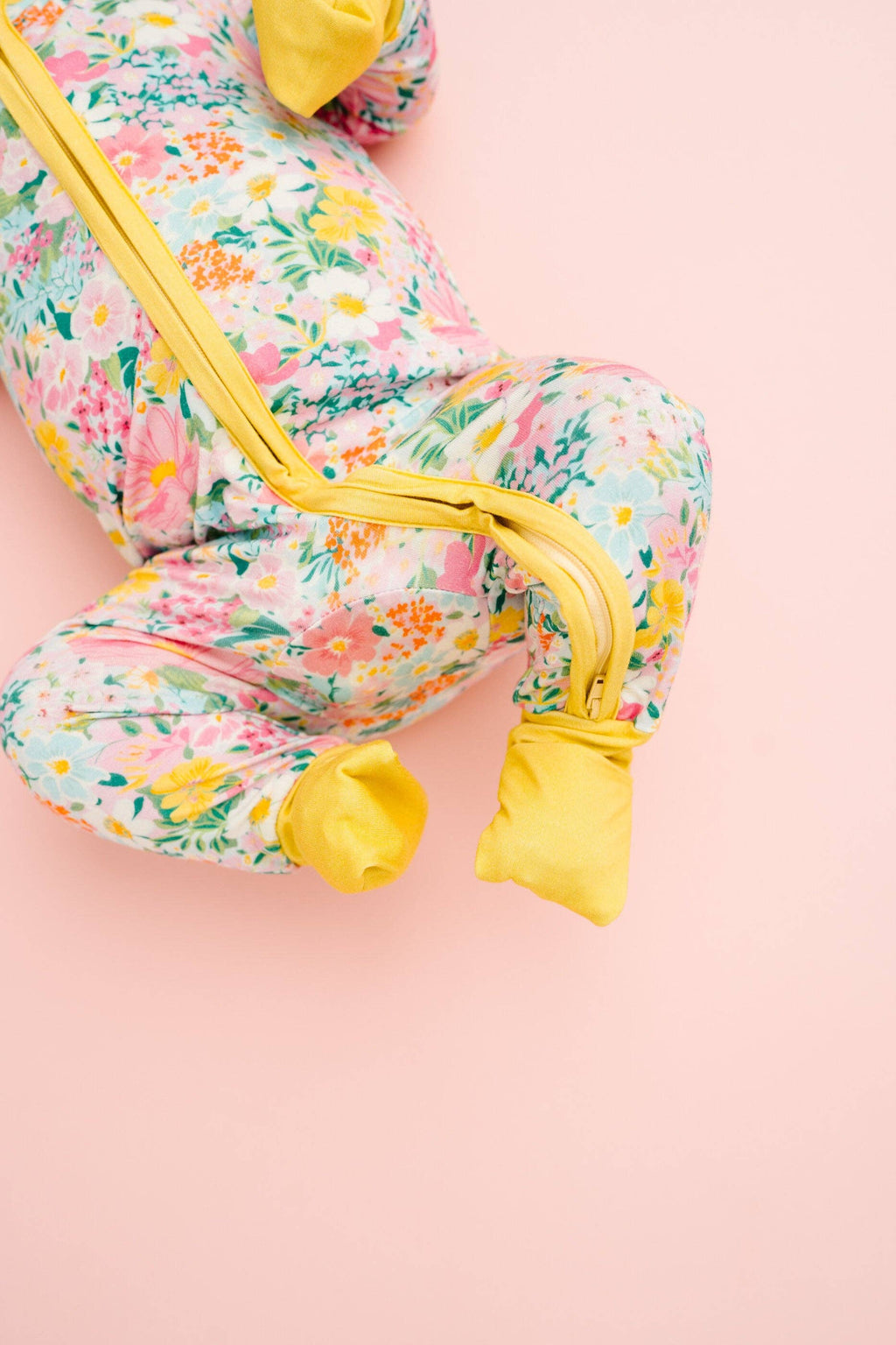 Little One Shop Bamboo Convertible Romper - Garden Glow