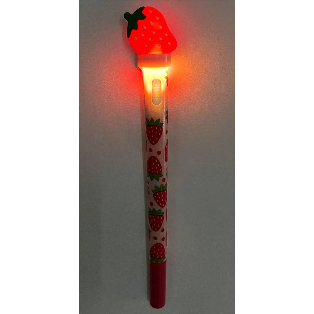 Streamline - Strawberry Spinning LED Light-Up Pen