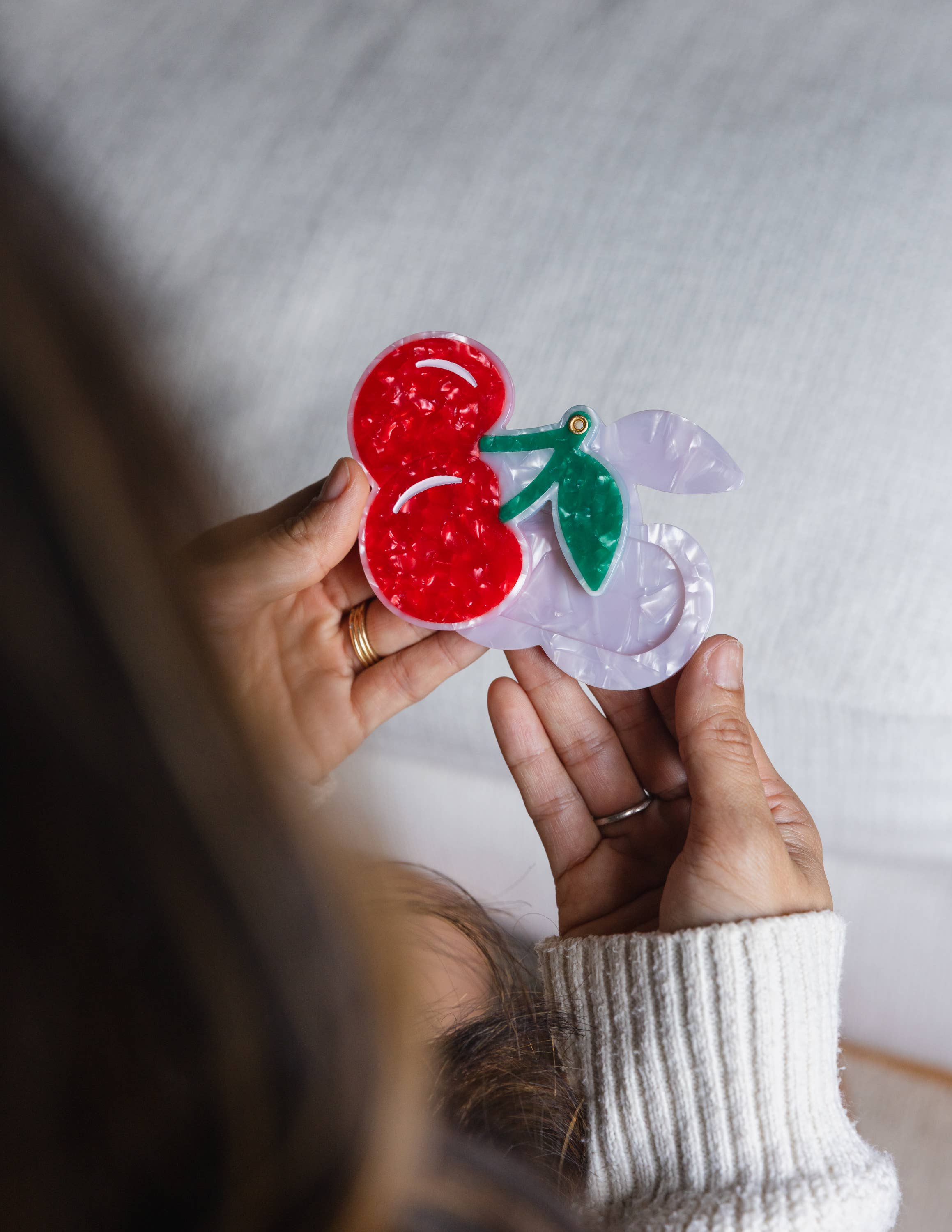 Living Royal Compact Mirror - Strawberry