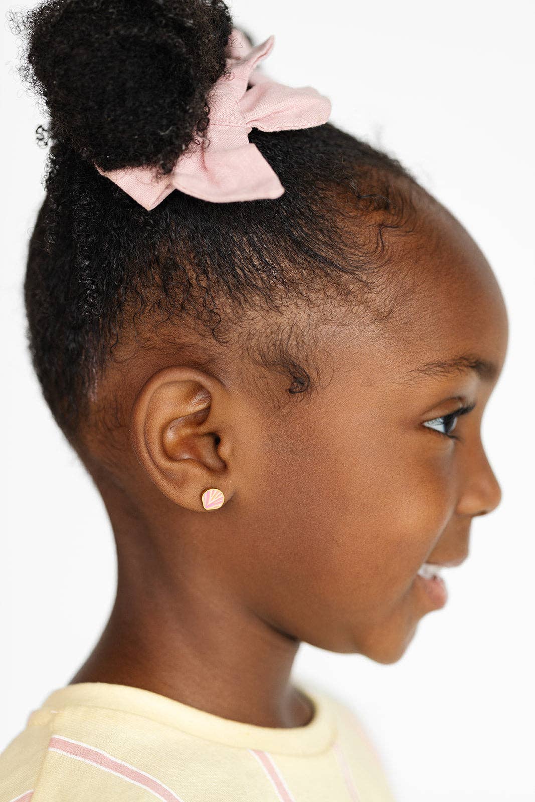 Pip Pop Post - Pink Seashell Stud Earring