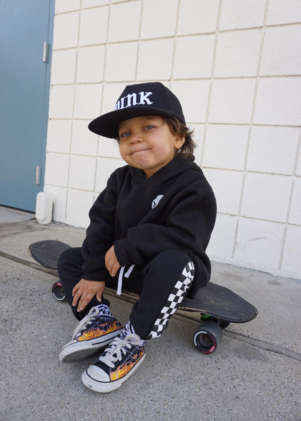 Little Trouble - Checker Joggers