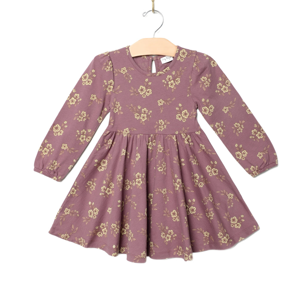 City Mouse Twirl Dress - Orchid Blooms (Final Sale)