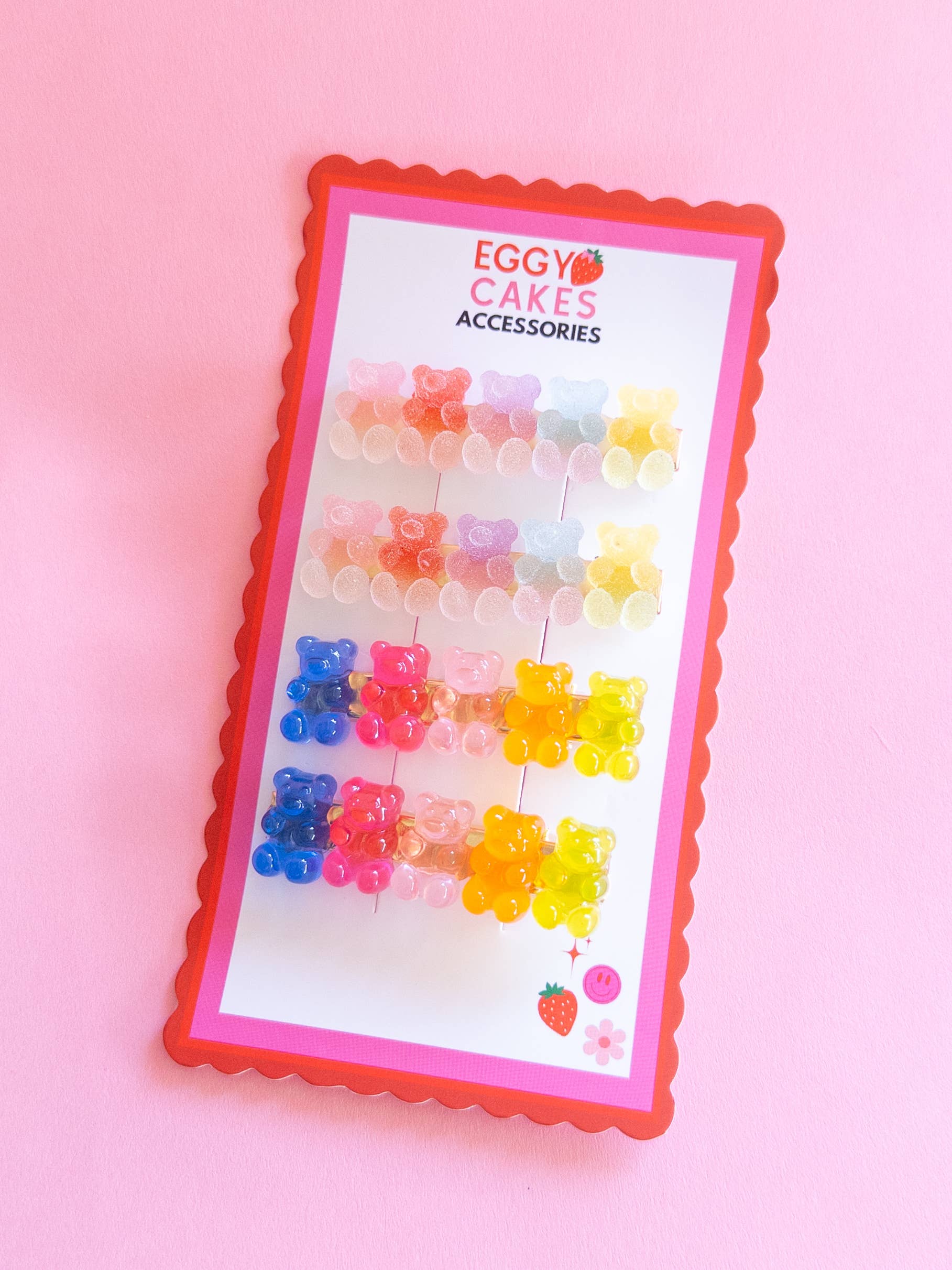 Eggy Cakes - Gummy Bear Hair Clips