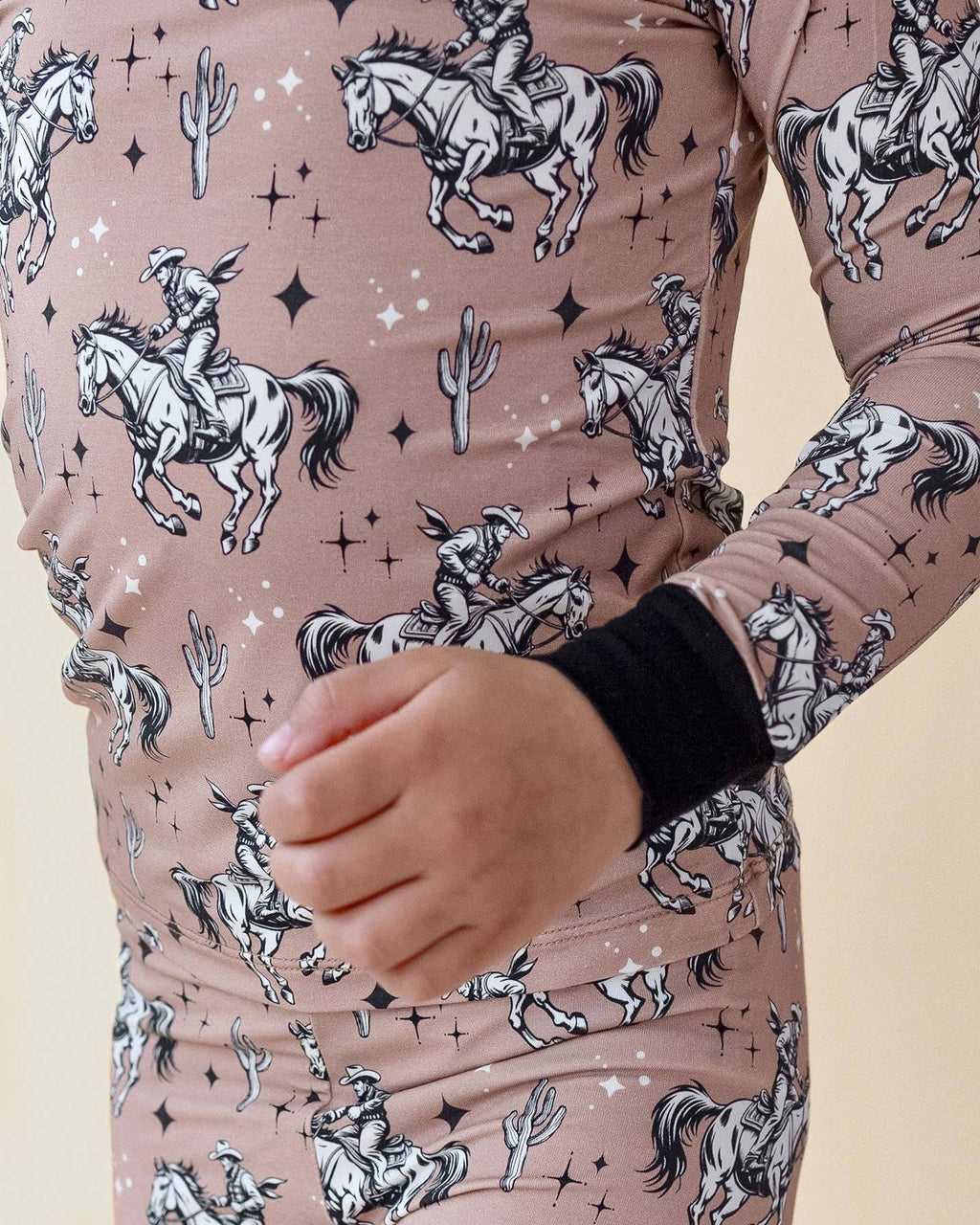Lucky Panda Kids  Bamboo PJs - Desert Cowboy