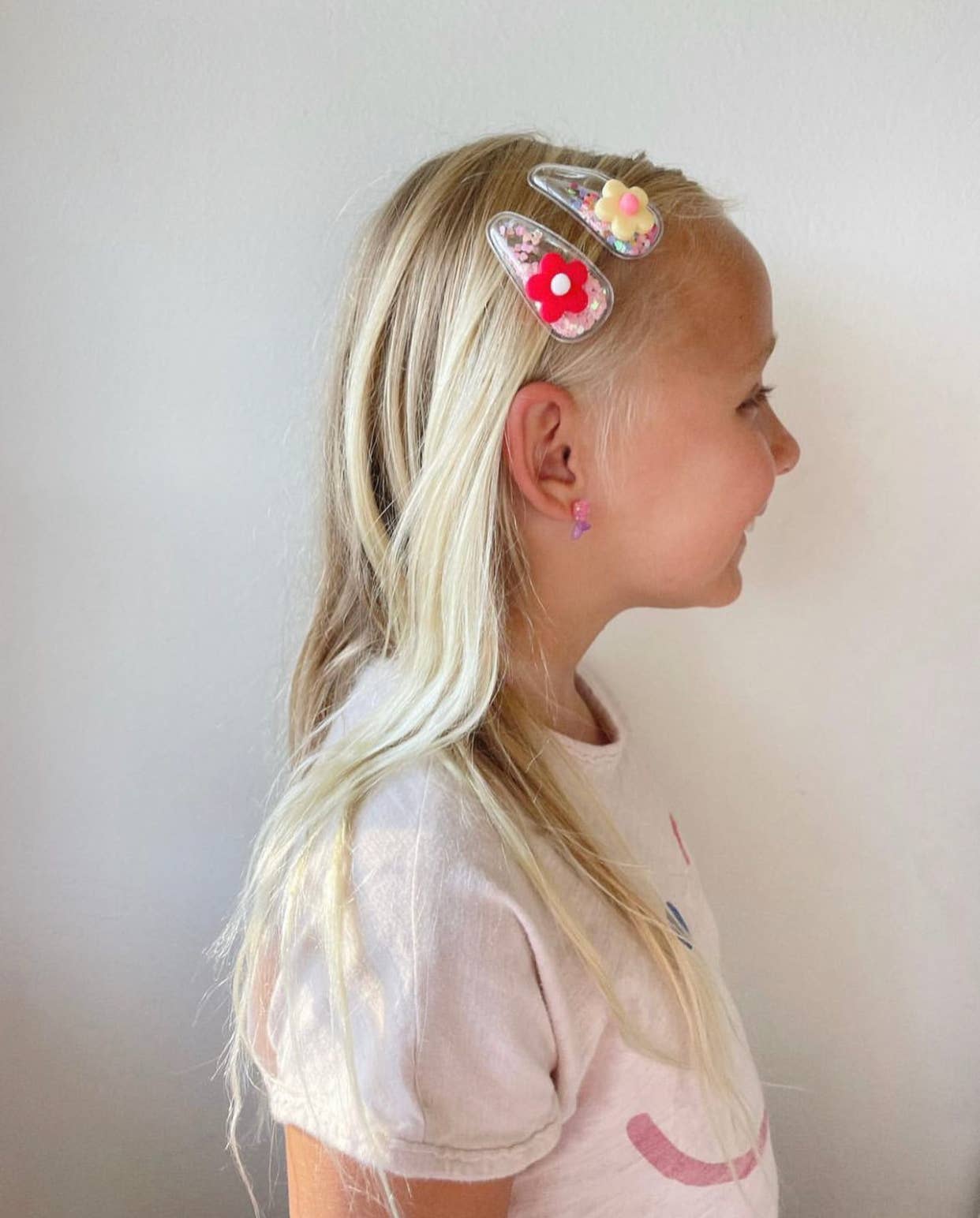 Eggy Cakes - Flower Confetti Shaker Hair Clips