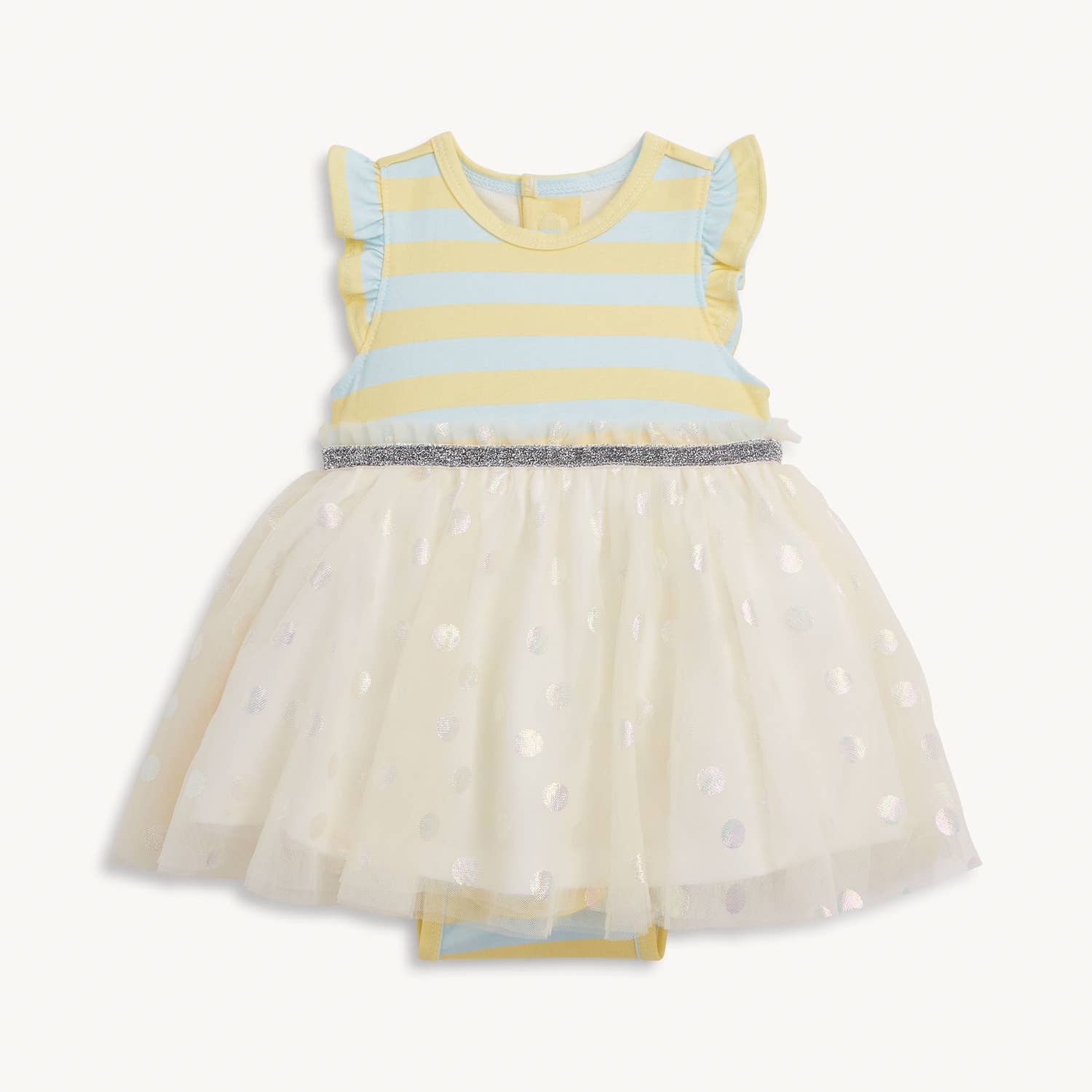 Magnetic Me Tutu Bodysuit Dress - Lemon Cream