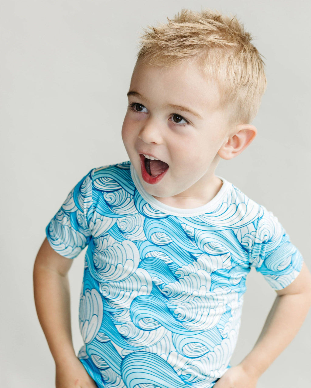 Lucky Panda Kids Bamboo Shorts PJs - Delmar