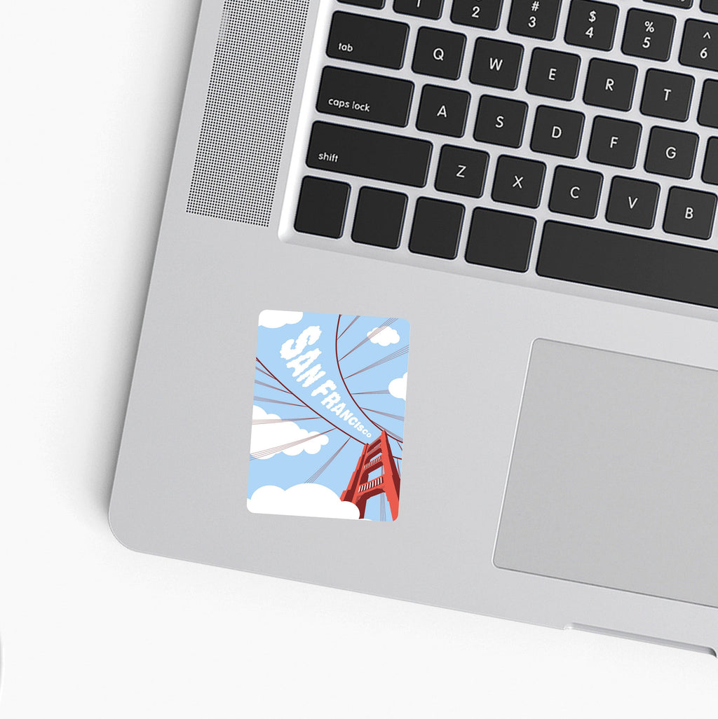 Sweet Bippy Press - Golden Gate Bridge Sticker