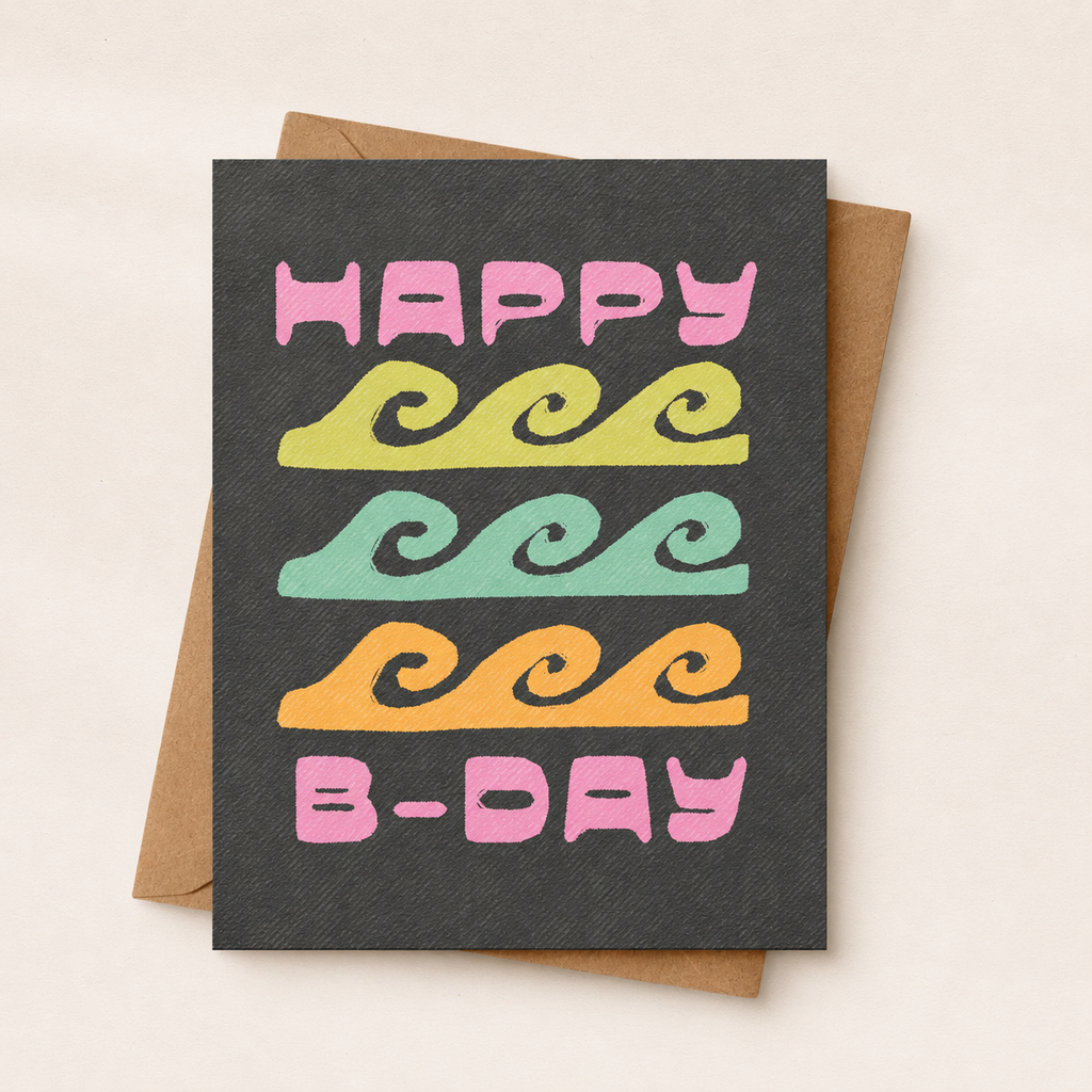 Daydream Prints Greeting Card - Surf Birthday