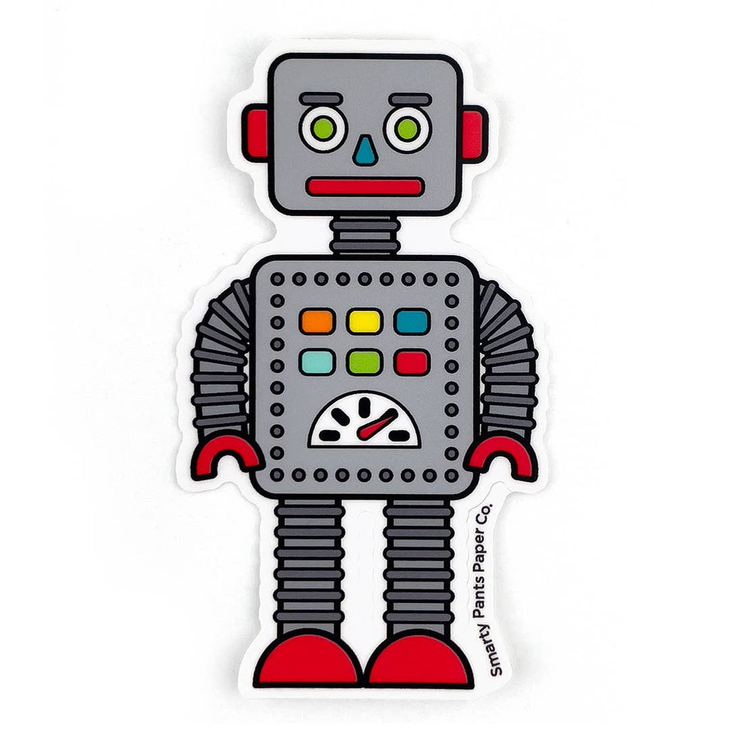 Smarty Pants Paper - Robot Sticker