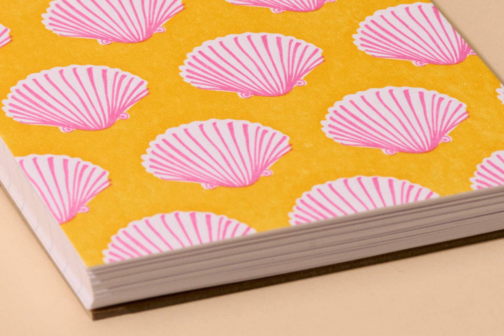 And Here We Are Spiral Notebook - Pink Shells