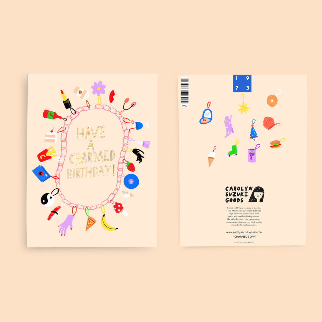 Carolyn Suzuki Birthday Card - Charmed Birthday